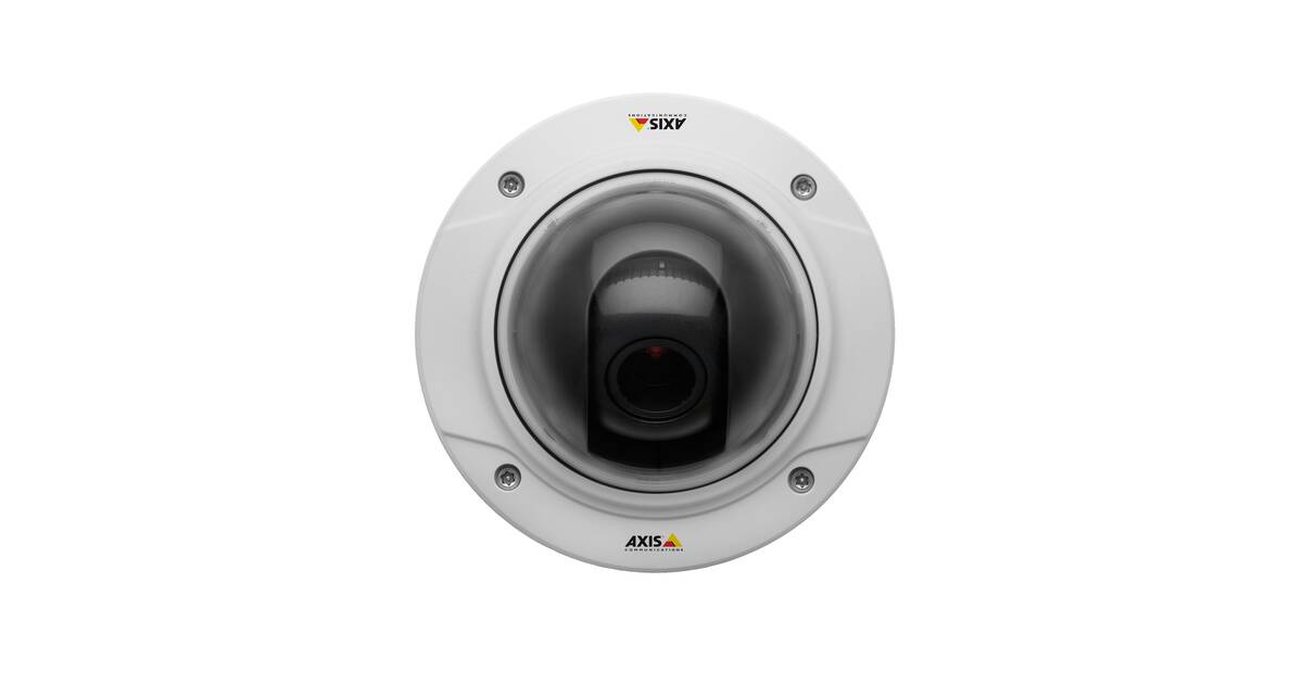 AXIS COMMUNICATIONS, 0952-001 Telecamera IP a cupola fissa serie P3225-V MK II, HDTV, 1080p, obiettivo varifocale P-Iris, 3-10,5 mm, 30 fps/60 fps (WDR on/Off