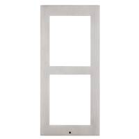 2N IP Verso frame opbouw 2 modules zilver