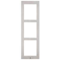 2N IP Verso frame opbouw 3 modules zilver