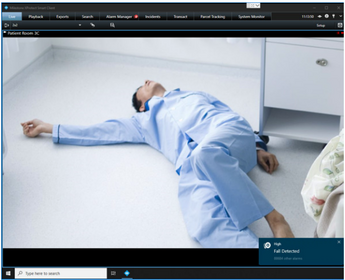 Hospital assist fall detection alarms