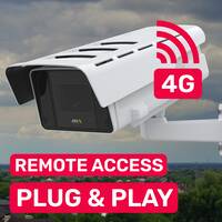 NetcamCenter Axis P1388 outdoor 4G Camera Set
