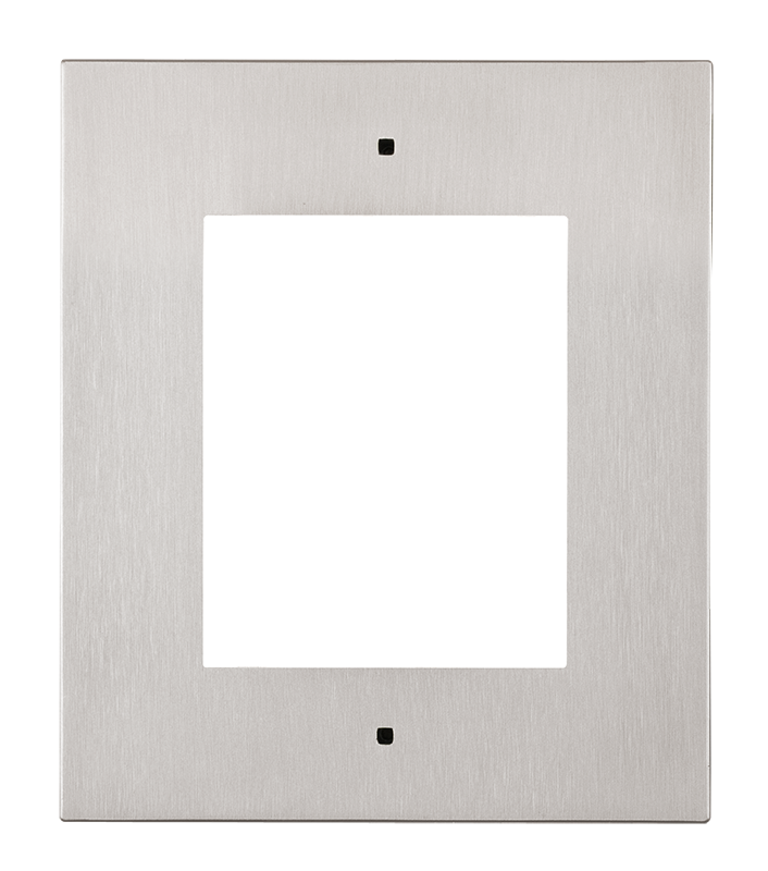 2N IP Verso frame inbouw 1 module zilver