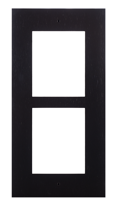 2N IP Verso frame inbouw 2 modules zwart