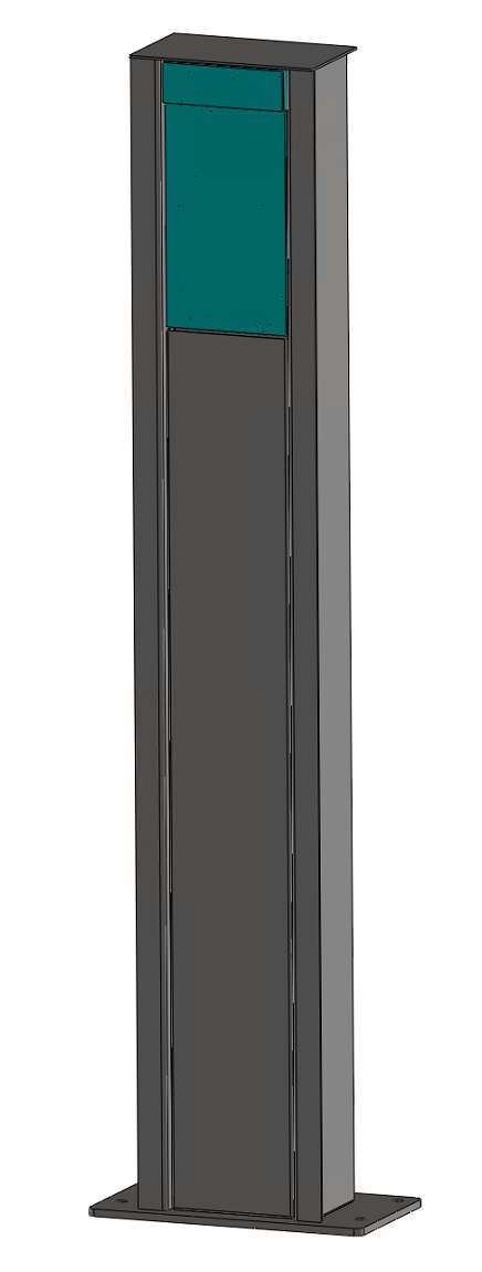 G&G Sicherheitstechnik Toegangszuil RVS IP Style