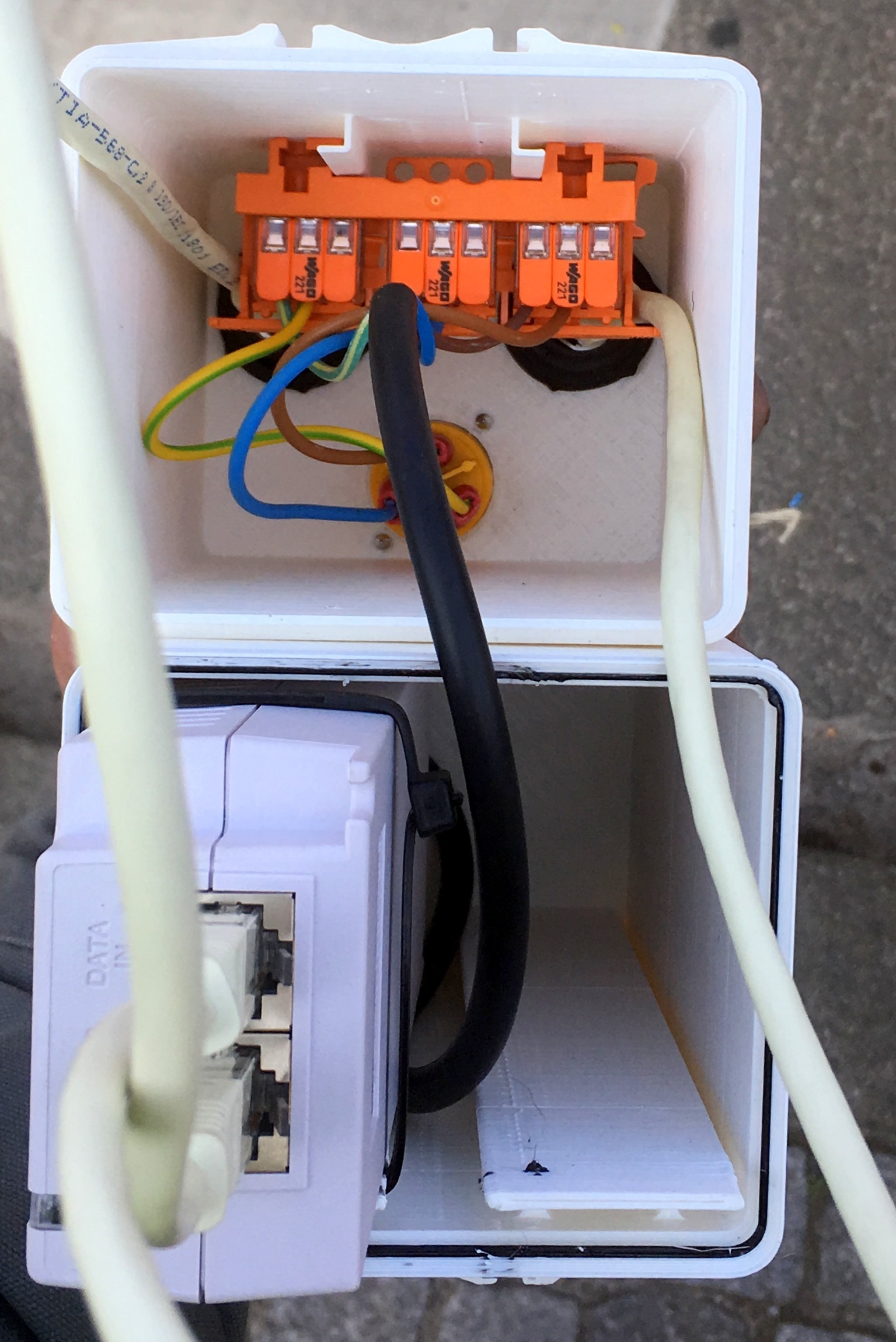 NetcamCenter Installatiebox dual PoE