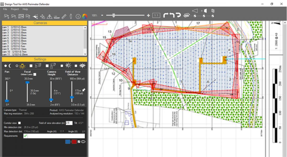 AXIS Design Tool for AXIS Perimeter Defender