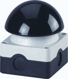 NetcamCenter Slagdrukknop, zwart