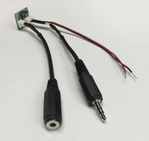 NetcamCenter Microfoon electret Voeding 12V