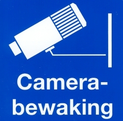 NetcamCenter Sticker Camerabewaking (Voorzijde klevend)