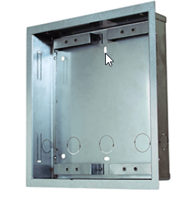 2N Inbouw vaste doos 2 modules