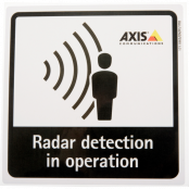 AXIS Radar Detectie Stickers EN 10pcs